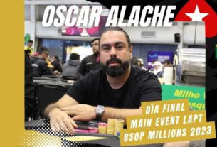 Oscar Alache llega al día final del ME LAPT del BSOP Millions 2023 San Pablo